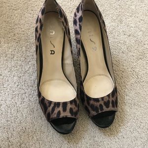 Unisa Animal Print high heel shoes